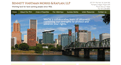 Desktop Screenshot of bennetthartman.com